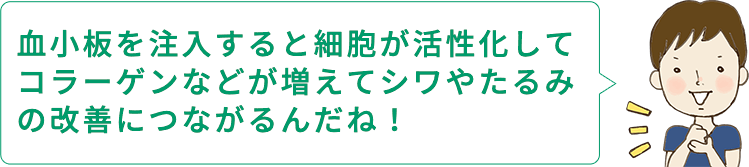肌の再生を目指す