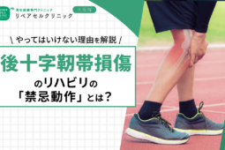 後十字靭帯損傷のリハビリの「禁忌動作」とは?やってはいけない理由を解説