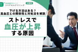 ストレスで血圧が上昇する原因｜下げる方法はある？高血圧との関係性と対処法を解説