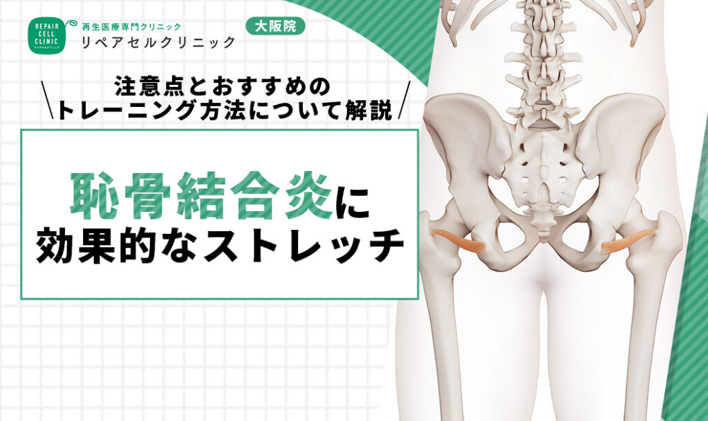 恥骨結合炎に効果的なストレッチ4選｜注意点とおすすめのトレーニング方法について解説