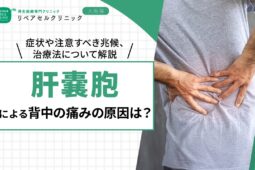 肝嚢胞による背中の痛みの原因は?症状や注意すべき兆候、治療法について解説