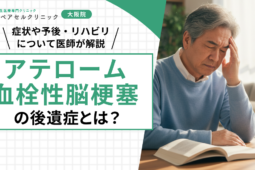 アテローム血栓性脳梗塞の後遺症とは？症状や予後・リハビリについて医師が解説