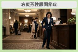 右変形性股関節症