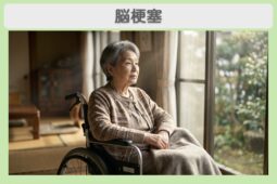 脳梗塞の後遺症で車椅子生活を送る80代女性の患者様イメージ