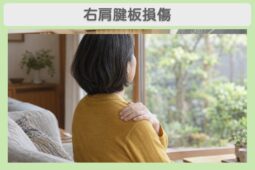 右肩腱板損傷 60代女性のイメージ（AI生成・患者本人ではありません）
