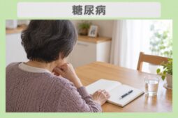 糖尿病：健康管理を考える60代女性のイメージ（AI生成・患者本人ではありません）